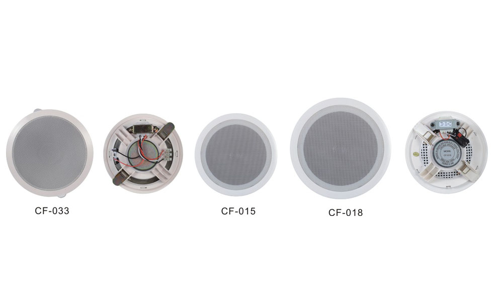 塑料吸頂天花揚聲器CF-018/CF-033/CF-015